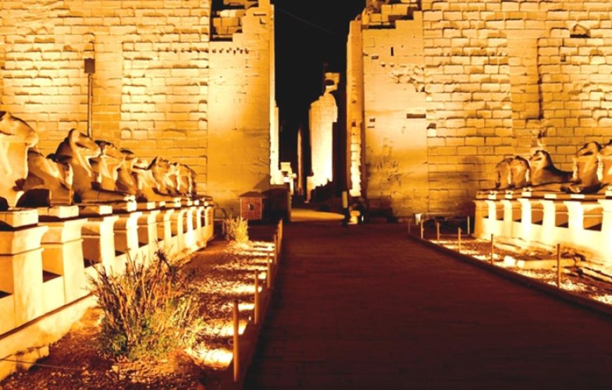 Sound and Light Show at Karnak Temple in Luxor